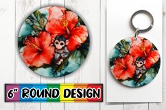 Whimsical Circle Ornaments Design, Animals Product Image 1