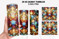 Skinny Tumbler 20oz Wrap Design, Easter Tumbler PNG Design Product Image 1
