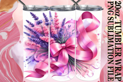 Joyful Reflections 20oz tumbler wrap, Flowers Product Image 1