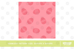 Easter Eggs Bunny Seamless Pattern PNG Sublimation Product Image 3