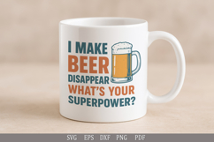 SVG Funny Beer Lover Quote Design for T-Shirts and Gifts Product Image 4