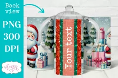 Christmas sippy cup sublimation PNG, Santa 12oz Kids tumbler Product Image 2