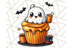 Monster Café Halloween PNG Clipart, Coffee Holiday Clip Art Product Image 3