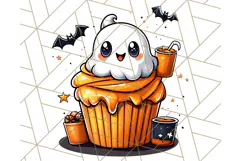 Monster Café Halloween PNG Clipart, Coffee Holiday Clip Art Product Image 3