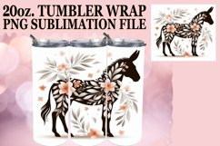 HAPPY ADVENTURES 20oz TUMBLER WRAP, Flower Animals Product Image 1