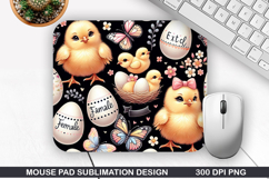Chicks Mouse Pad Sublimation, Animals Mouse Pad PNG Design Product Image 1
