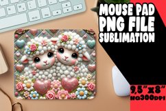 Timeless Mouse Pad Sublimation PNG, Sweet Animals Product Image 1