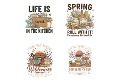 Spring Kitchen Sublimation Clipart Product Image 9