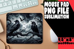 Radiant Mouse Mat PNG Style, Horror Halloween Product Image 1