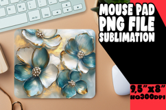 cheerful Desk pad PNG magic, 3D Flower Product Image 1