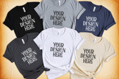 Christmas Family Matching Group Flat Lay T-Shirt Mockups Product Image 1