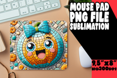 SWEET DESK PAD PNG STYLE, Cute Pumpkin Product Image 1