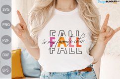 Fall Is My Favorite Color SVG Design/ Autumn Quote SVG Product Image 1