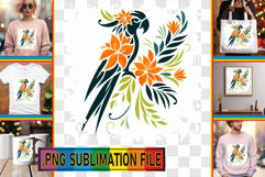 Timeless TOTE BAG Ideas PNG, Flower Animals Product Image 1