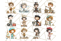 Cute Career Clipart Watercolor Professions Clip Art for Kids Product Image 3