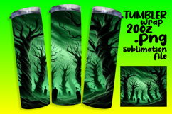 LUXE 20oz Tumbler Wrap Design , Horror Halloween Product Image 1