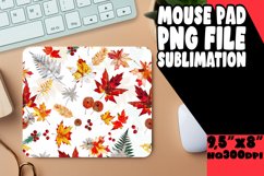 Vibrant Autumn Watercolor Mouse Pad Art Product Image 1