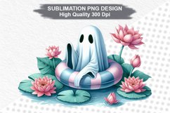 Halloween Ghost - Halloween clipart Sublimation PNG Design Product Image 1
