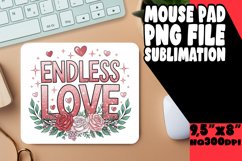 Cheerful Desk Pad Sublimation Ideas, Valentines Product Image 1