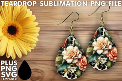 Cheerful Teardrop Earrings MAGIC, Leopard Prints Product Image 1