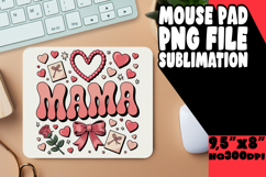 WHIMSICAL mouse PAD PNG Design, Mama Product Image 1