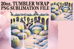 Refreshing days 20oz tumbler wrap, Winter Product Image 1
