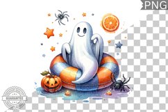 Halloween Ghost Sublimation - High-Quality 300 Dpi Product Image 1