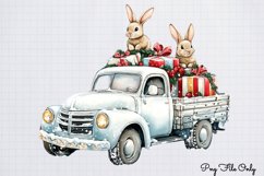 White Rustic Christmas Clipart PNG Product Image 1