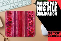 Bold Stripe &amp; Floral Mouse Accessory - Vibrant Workspace Add Product Image 1