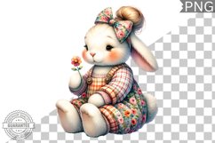 Floral Nursery Animal Sublimation Clipart Bundle Product Image 7