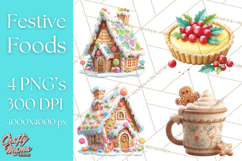 Christmas Sweets Food Cookies PNG Product Image 1
