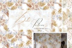 10 Watercolor Boho Seamless Patterns Product Image 3