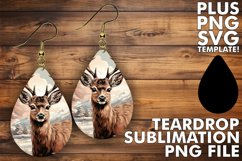 Trendy Teardrop Earrings Magic, Christmas Product Image 1