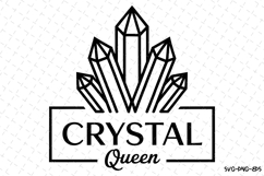 Crystal Queen Svg | Halloween Svg | Svg Cut Files Product Image 1