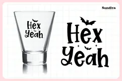 Funny Halloween Shot Glass Quote SVG | Hex Yeah Product Image 3