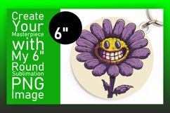 Sunny Retro Vibes: Floral Sublimation PNG Product Image 1