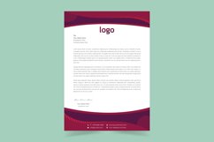 Creative Modern Letterhead Design Templates Vector Product Image 1