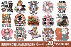 Dog Mom Sublimation Bundle PNG Product Image 1