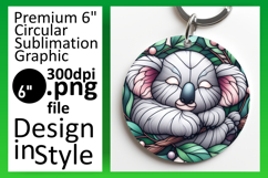 Vibrant Round Design Coaster Template , Animals Product Image 1