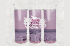 Mama Needs Coffee Vacation Beach 20 oz tumbler sublimation Product Image 1