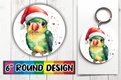 Gorgeous Circle Design Coaster Template , Holiday Animals Product Image 1