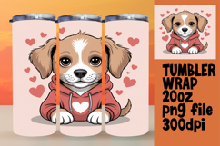 Beautiful Gift: 20oz Tumbler Wrap , Valenines Animals Product Image 1