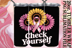 Enchanted Dreams 20oz tumbler wrap, Breast Cancer Product Image 1