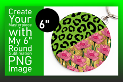 Gorgeous Circle Design Car Coaster PNG , Leopard Print Product Image 1