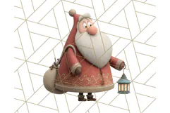 Santa Claus Clipart, North Pole Holiday PNG Graphics Product Image 3