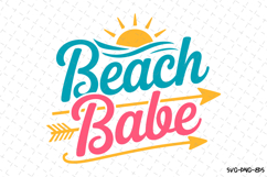 Beach Babe svg | Summer Svg | Svg Cut Files Product Image 1