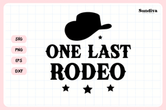 Cowgirl Bachelorette Party Saying SVG | One Last Rodeo Product Image 3