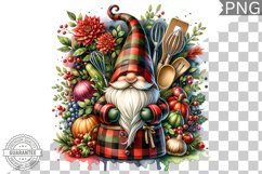 Christmas kitchen Gnome Sublimation - Clipart PNG Design Product Image 1