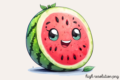 Cute Kawaii Summer Clipart PNG Product Image 1