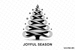 Joyful Season Svg | Christmas Svg | Svg Cut Files Product Image 1